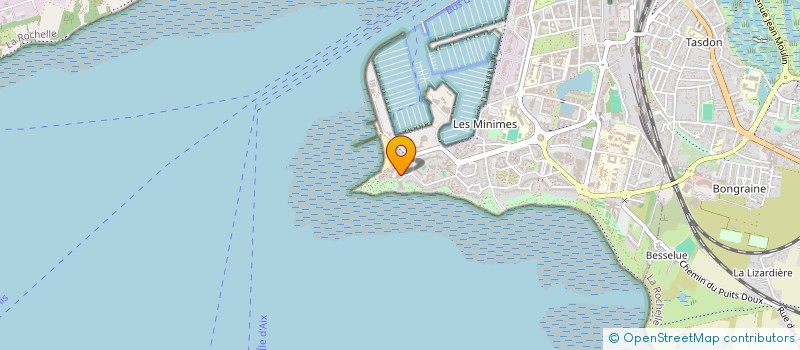 localisation de l'entreprise MADAME ISABELLE ROBAK  LA ROCHELLE