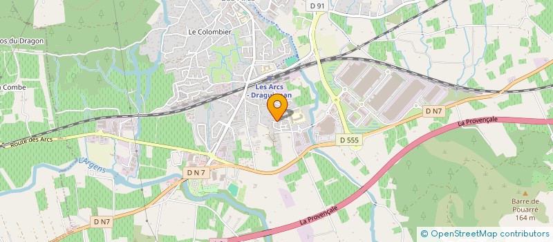 localisation de l'entreprise MADAME ISABELLE ROBBE  LES ARCS