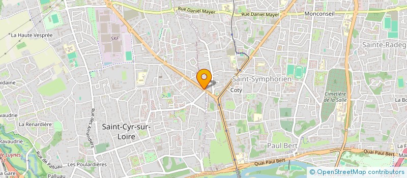 localisation de l'entreprise MADAME ISABELLE ROBERT  SAINT-CYR-SUR-LOIRE