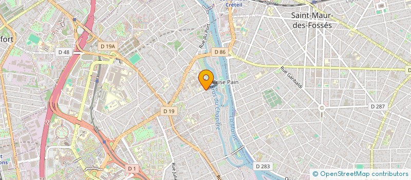 localisation de l'entreprise MADAME ISABELLE ROBERT  CRETEIL