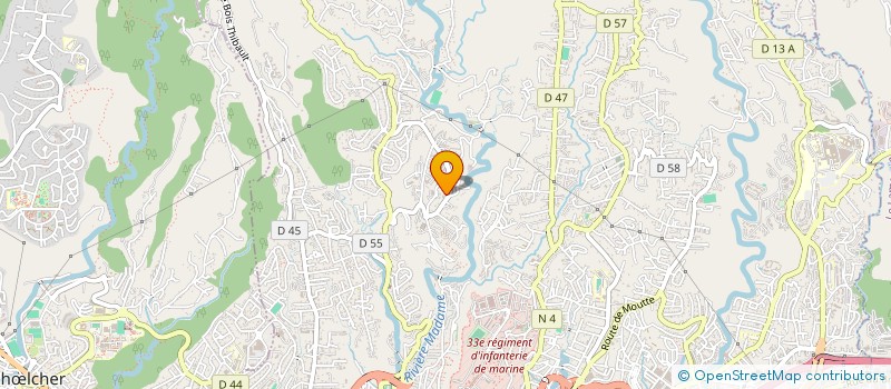 localisation de l'entreprise MADAME ISABELLE ROBINET  FORT DE FRANCE