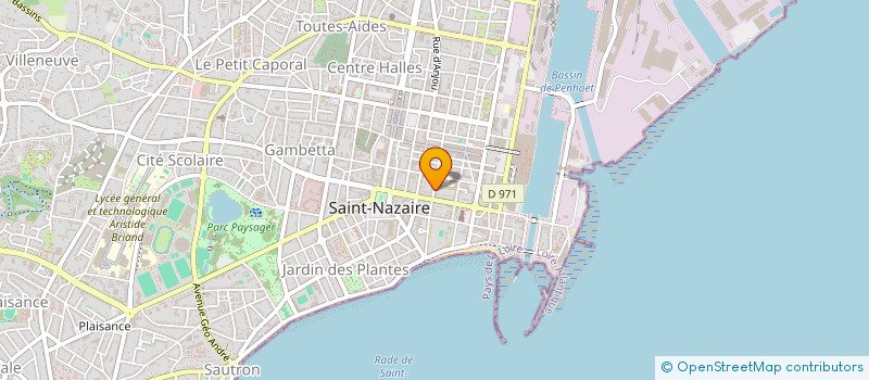 localisation de l'entreprise MADAME ISABELLE ROCHARD  SAINT-NAZAIRE