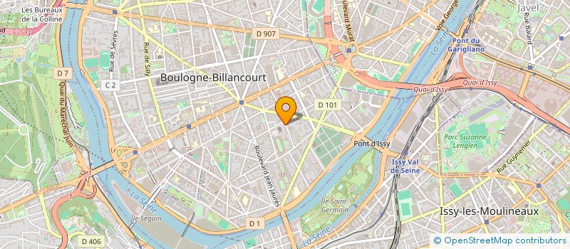 localisation de l'entreprise MADAME ISABELLE ROCHARD à BOULOGNE BILLANCOURT