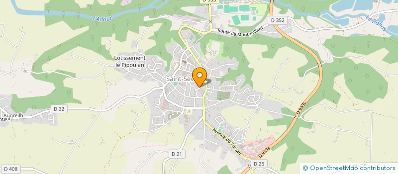 localisation de l'entreprise MADAME ISABELLE ROCHARD à SAINT-SEVER