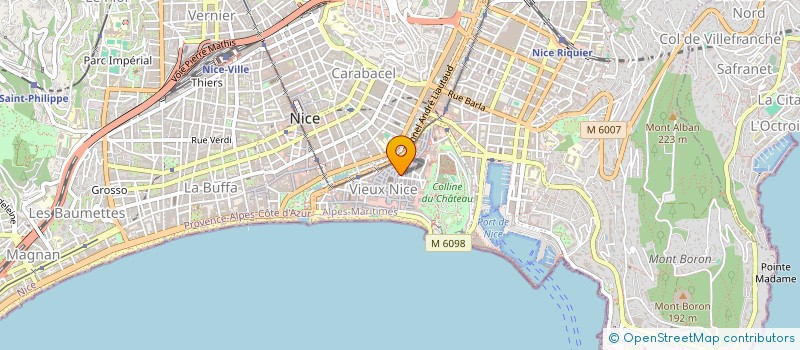 localisation de l'entreprise MADAME ISABELLE ROCHE à NICE