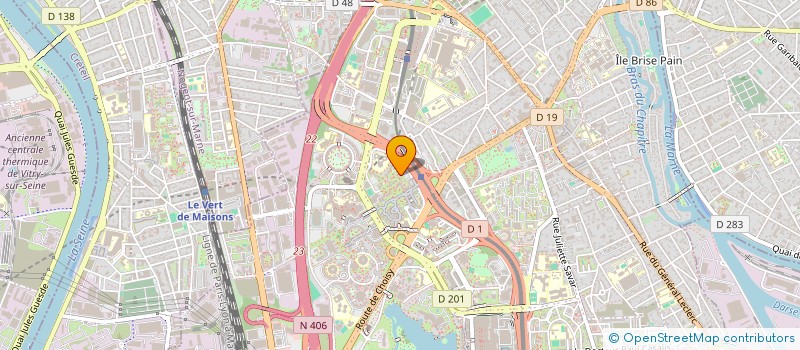 localisation de l'entreprise MADAME ISABELLE ROCHE  CRETEIL