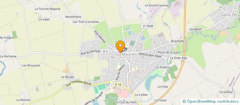 localisation de l'entreprise MADAME ISABELLE ROCHEL  MAURON