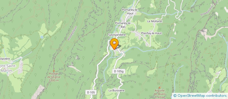 localisation de l'entreprise MADAME ISABELLE ROCHET  PROVEYSIEUX