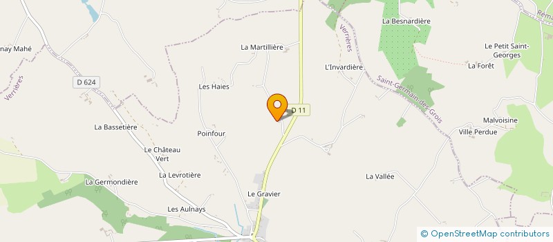 localisation de l'entreprise MADAME ISABELLE RODIER à SABLONS-SUR-HUISNE