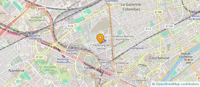 localisation de l'entreprise MADAME ISABELLE RODRIGUEZ à COURBEVOIE