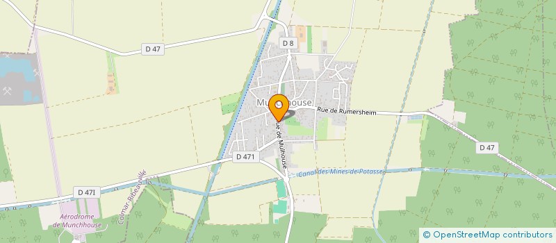 localisation de l'entreprise MADAME ISABELLE ROELLINGER  MUNCHHOUSE