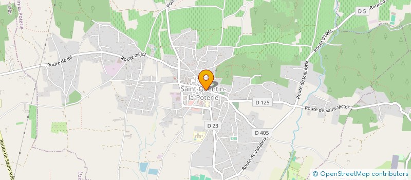 localisation de l'entreprise MADAME ISABELLE ROGER à SAINT-QUENTIN-LA-POTERIE