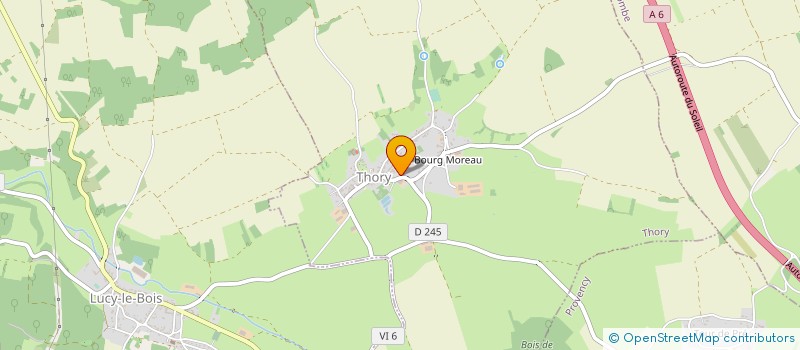 localisation de l'entreprise MADAME ISABELLE ROGER  THORY