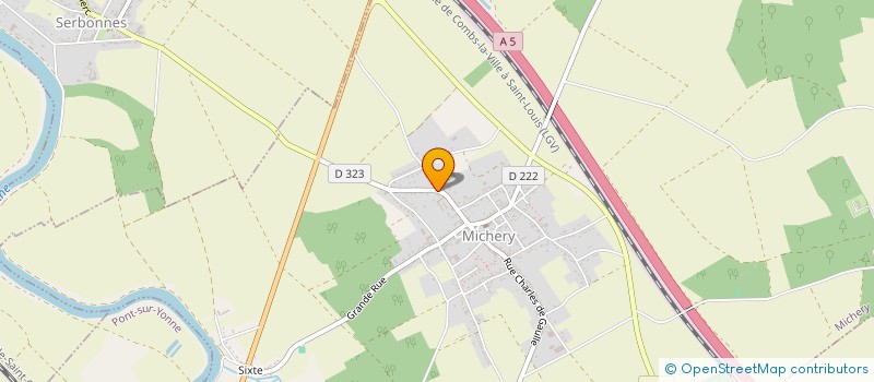 localisation de l'entreprise MADAME ISABELLE ROGIER  MICHERY