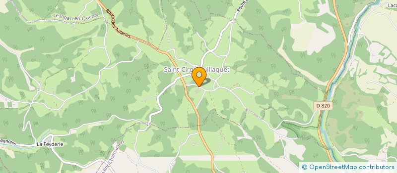 localisation de l'entreprise MADAME ISABELLE ROHART  SAINT-CIRQ-SOUILLAGUET