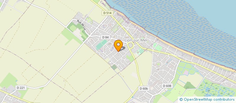 localisation de l'entreprise MADAME ISABELLE ROLAND  LION-SUR-MER