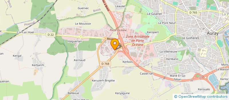 localisation de l'entreprise MADAME ISABELLE ROLLAND à AURAY