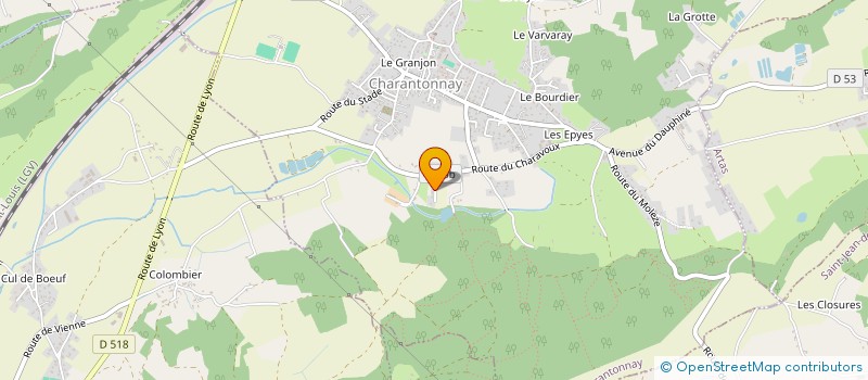 localisation de l'entreprise MADAME ISABELLE ROLLE  CHARANTONNAY