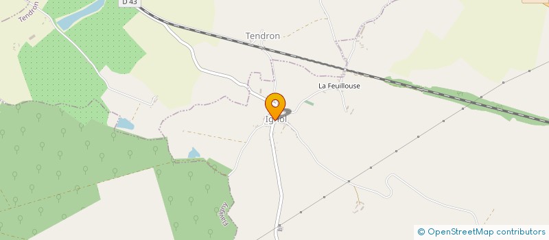 localisation de l'entreprise MADAME ISABELLE RONDET  IGNOL