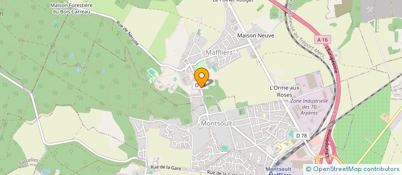 localisation de l'entreprise MADAME ISABELLE RONDON  MAFFLIERS