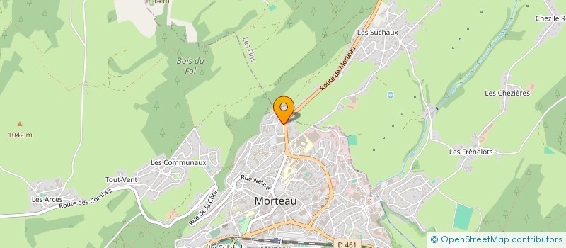 localisation de l'entreprise MADAME ISABELLE RONDOT  LES FINS