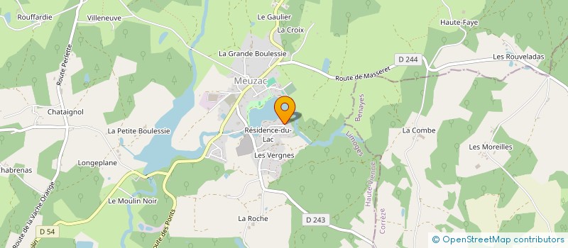 localisation de l'entreprise MADAME ISABELLE RONZEAU à MEUZAC