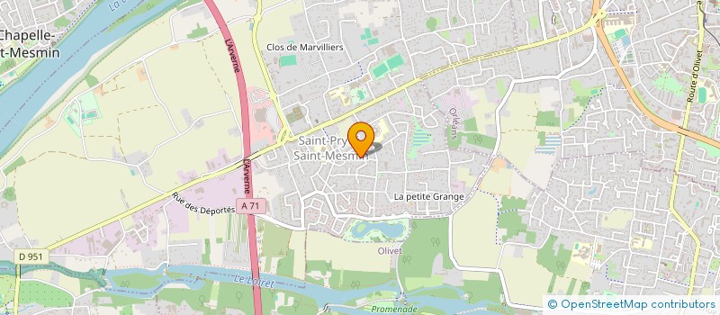 localisation de l'entreprise MADAME ISABELLE ROQUAND à ORLEANS