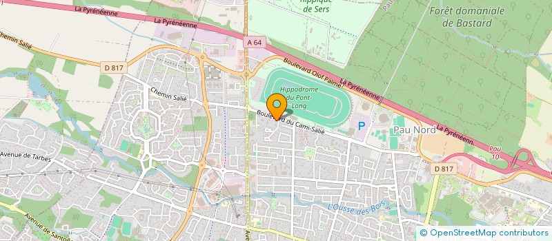 localisation de l'entreprise MADAME ISABELLE ROSETTE à PAU