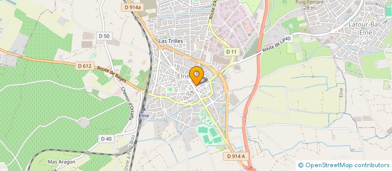 localisation de l'entreprise MADAME ISABELLE ROSSI à ELNE