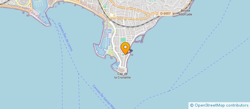 localisation de l'entreprise MADAME ISABELLE ROUAULT à CANNES