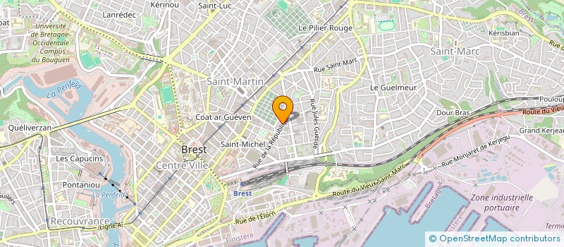 localisation de l'entreprise MADAME ISABELLE ROUDAUT  BREST