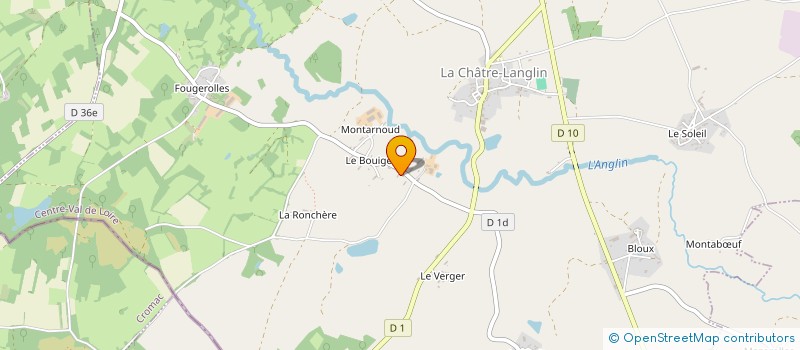 localisation de l'entreprise MADAME ISABELLE ROUET à LA CHATRE-LANGLIN