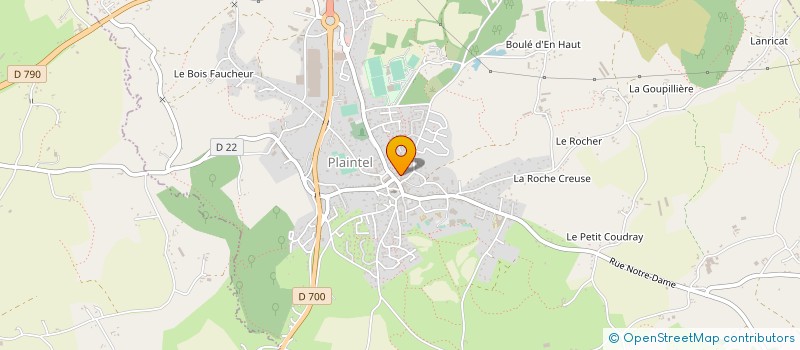 localisation de l'entreprise MADAME ISABELLE ROUILLE à PLAINTEL