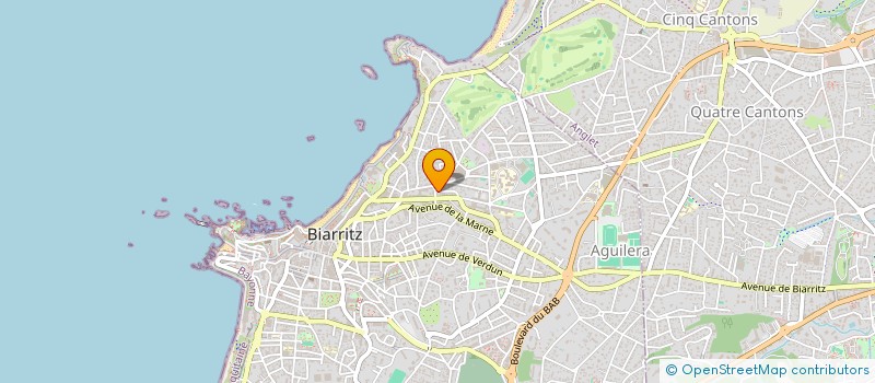 localisation de l'entreprise MADAME ISABELLE ROULEUX à BIARRITZ