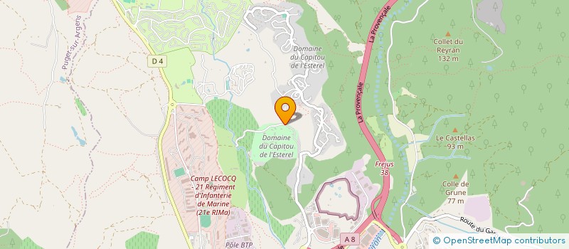 localisation de l'entreprise MADAME ISABELLE ROULLET  FAYENCE