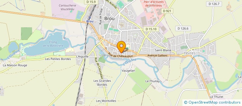 localisation de l'entreprise MADAME ISABELLE ROUSSEAU à BROU