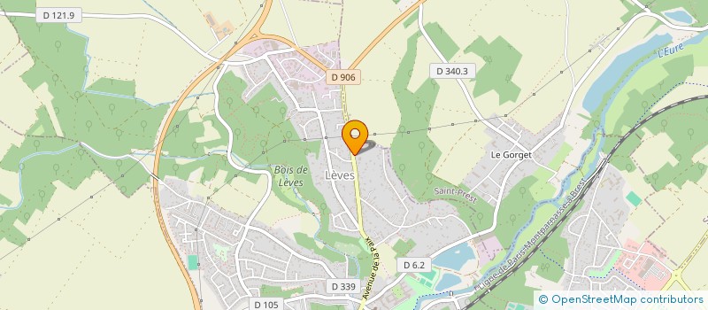 localisation de l'entreprise MADAME ISABELLE ROUSSEAU à LEVES