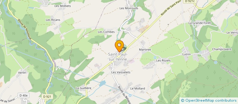 localisation de l'entreprise MADAME ISABELLE ROUSSEAU  LUCEY