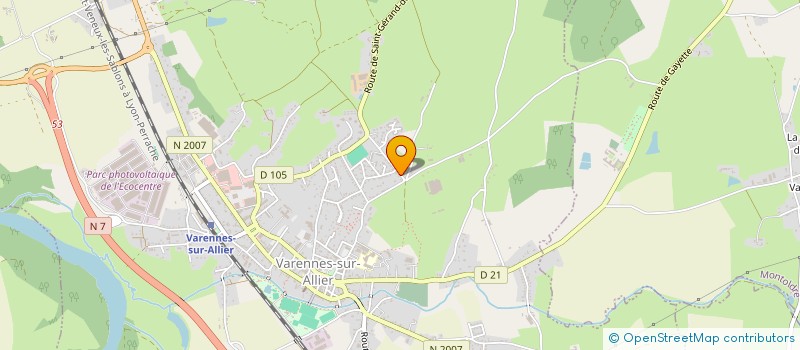localisation de l'entreprise MADAME ISABELLE ROUSSEAU à VARENNES-SUR-ALLIER
