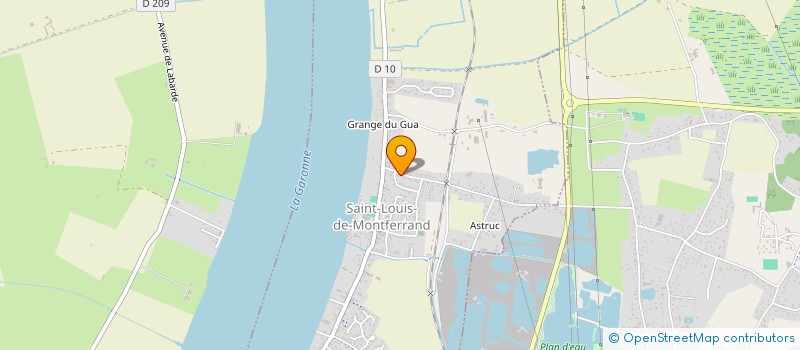 localisation de l'entreprise MADAME ISABELLE ROUSSEAU  SAINT-LOUIS-DE-MONTFERRAND