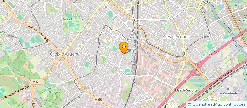 localisation de l'entreprise MADAME ISABELLE ROUSSEAU à MONTPELLIER