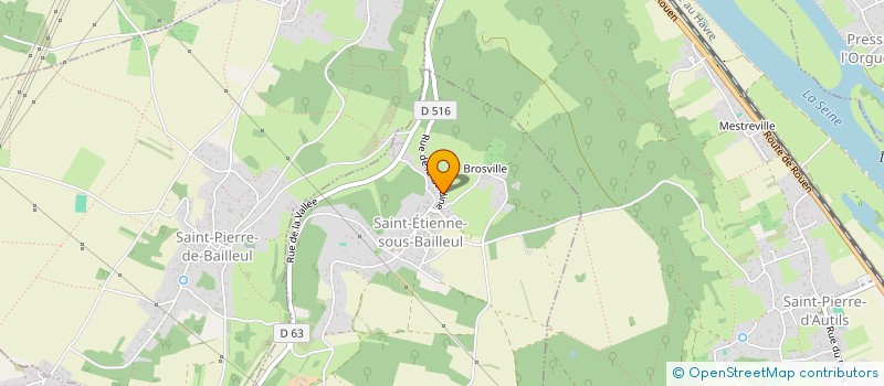 localisation de l'entreprise MADAME ISABELLE ROUSSEL  SAINT-ETIENNE-SOUS-BAILLEUL