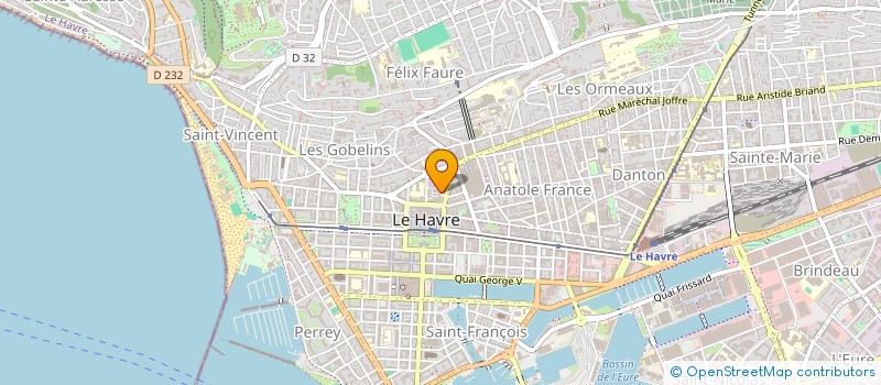 localisation de l'entreprise MADAME ISABELLE ROUSSELLE à LE HAVRE