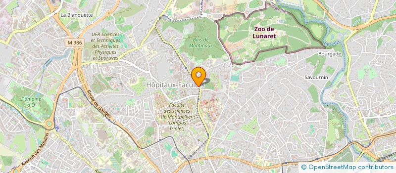 localisation de l'entreprise MADAME ISABELLE ROUSTAN à MONTPELLIER