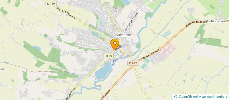 localisation de l'entreprise MADAME ISABELLE ROUX  SAMATAN