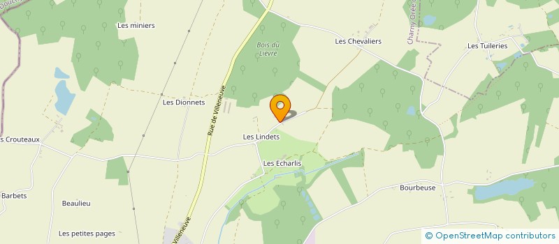 localisation de l'entreprise MADAME ISABELLE ROUX  CHARNY OREE DE PUISAYE