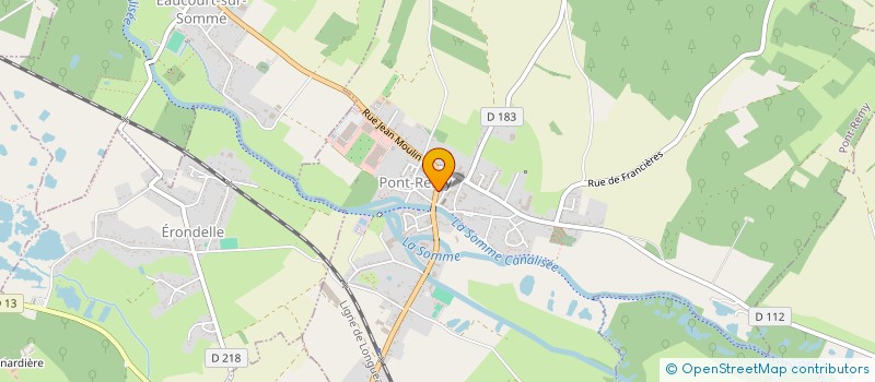 localisation de l'entreprise MADAME ISABELLE ROUX  PONT-REMY