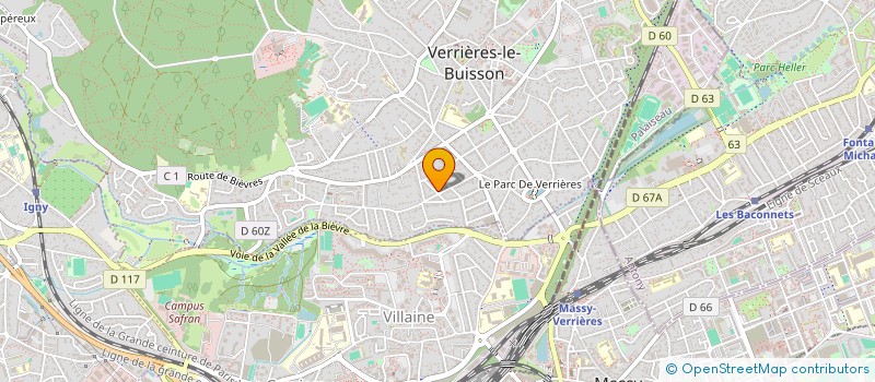 localisation de l'entreprise MADAME ISABELLE ROUZE à VERRIERES-LE-BUISSON