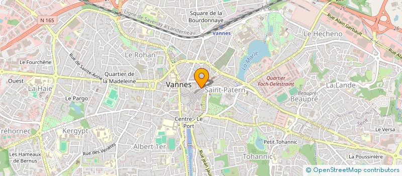 localisation de l'entreprise MADAME ISABELLE ROUZIC à VANNES