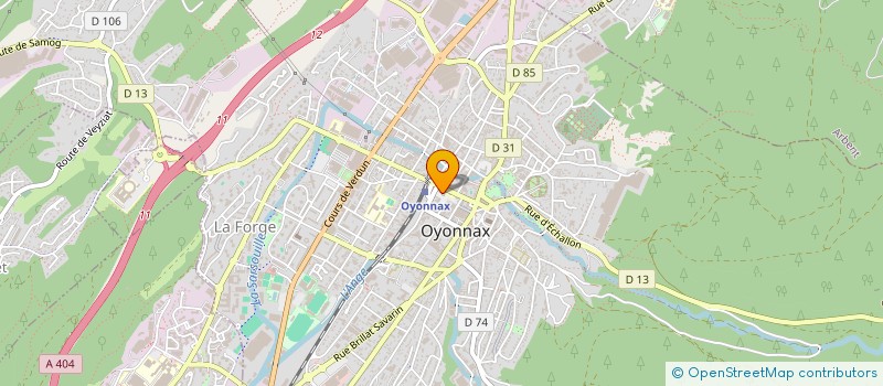 localisation de l'entreprise MADAME ISABELLE ROY à OYONNAX